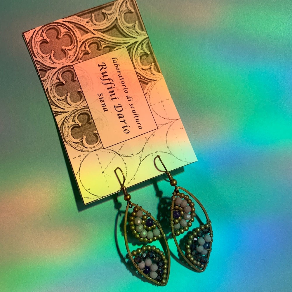 Authentic Italian Beaded Earring